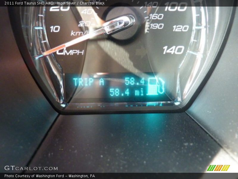 Ingot Silver / Charcoal Black 2011 Ford Taurus SHO AWD