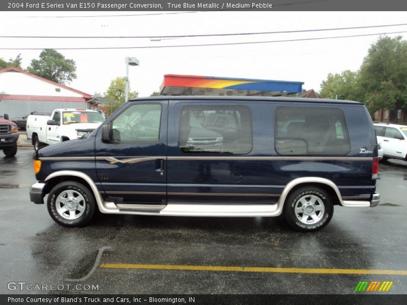 True Blue Metallic / Medium Pebble 2004 Ford E Series Van E150 Passenger Conversion