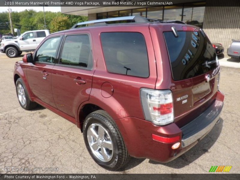  2010 Mariner V6 Premier 4WD Voga Package Wine Red Metallic