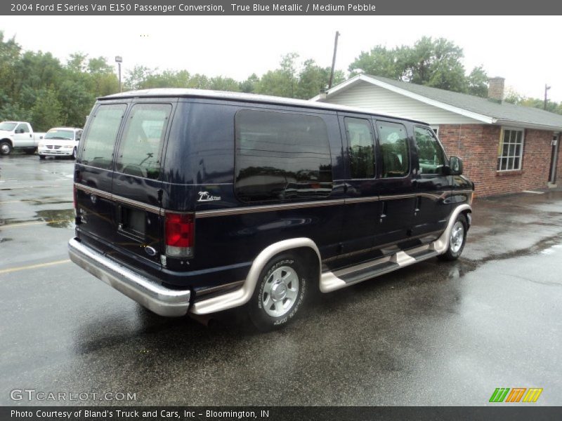 True Blue Metallic / Medium Pebble 2004 Ford E Series Van E150 Passenger Conversion