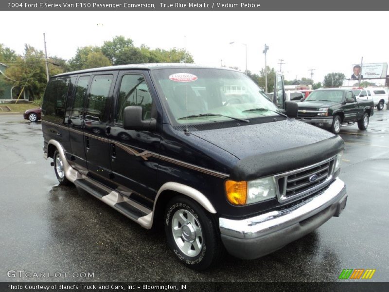 True Blue Metallic / Medium Pebble 2004 Ford E Series Van E150 Passenger Conversion