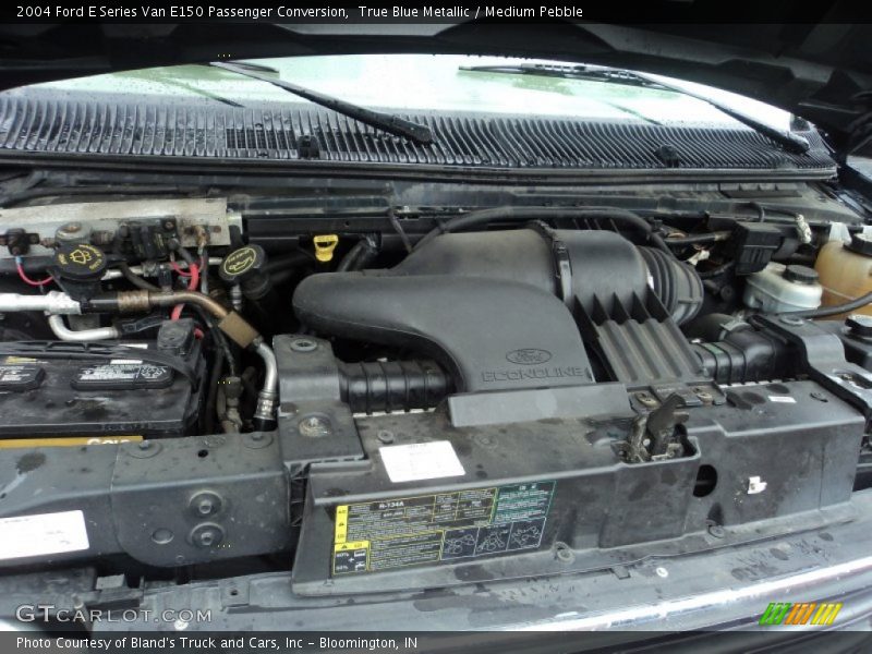 True Blue Metallic / Medium Pebble 2004 Ford E Series Van E150 Passenger Conversion