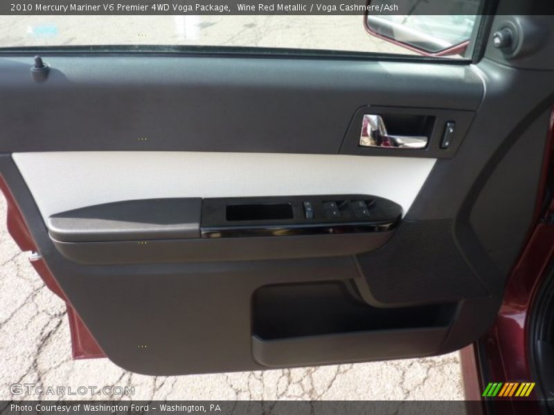 Wine Red Metallic / Voga Cashmere/Ash 2010 Mercury Mariner V6 Premier 4WD Voga Package