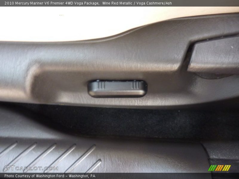 Wine Red Metallic / Voga Cashmere/Ash 2010 Mercury Mariner V6 Premier 4WD Voga Package