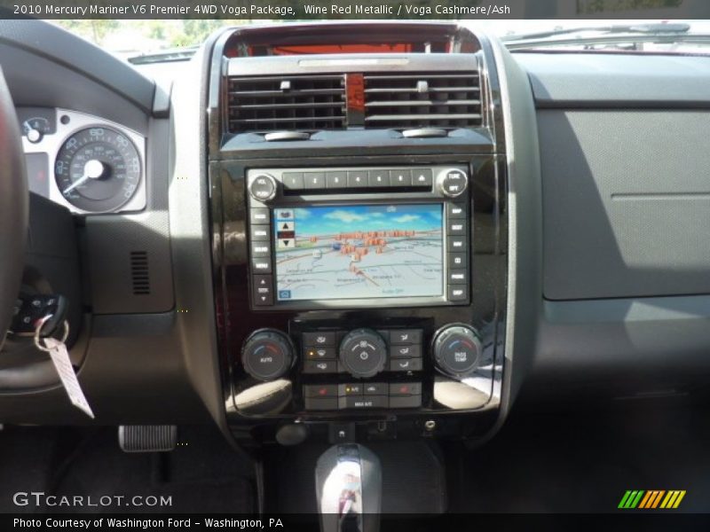 Wine Red Metallic / Voga Cashmere/Ash 2010 Mercury Mariner V6 Premier 4WD Voga Package