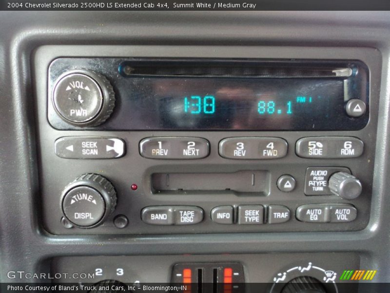 Audio System of 2004 Silverado 2500HD LS Extended Cab 4x4