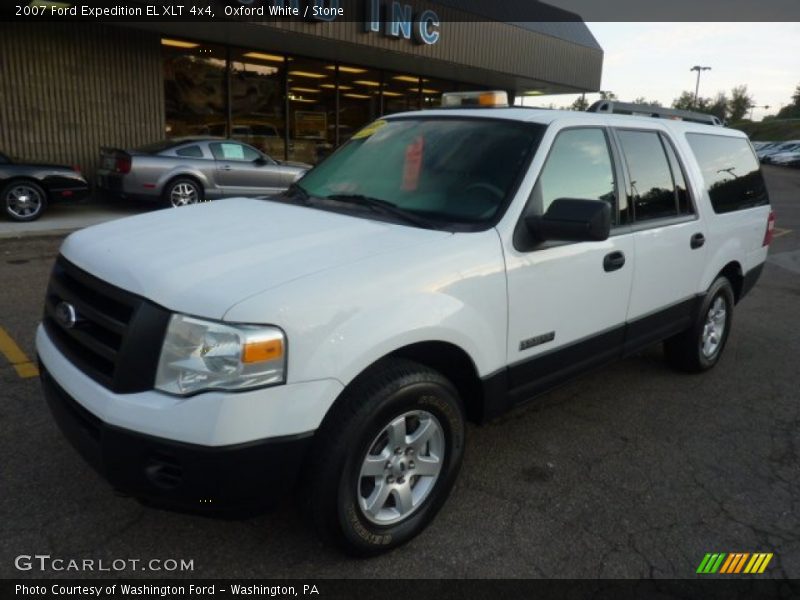 Oxford White / Stone 2007 Ford Expedition EL XLT 4x4