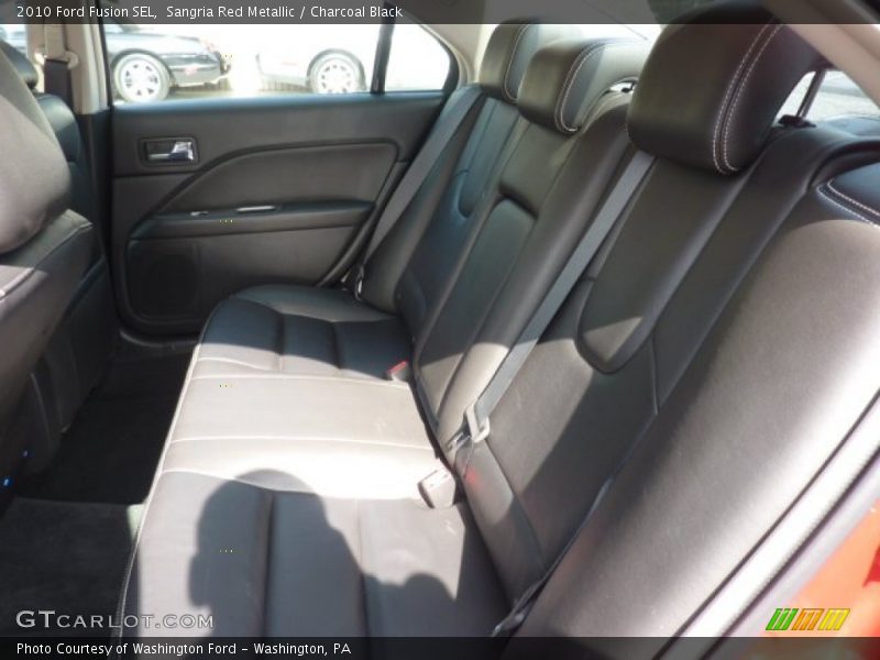Sangria Red Metallic / Charcoal Black 2010 Ford Fusion SEL