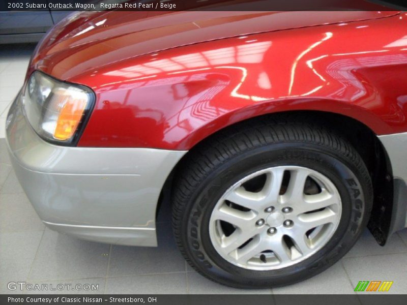 Regatta Red Pearl / Beige 2002 Subaru Outback Wagon