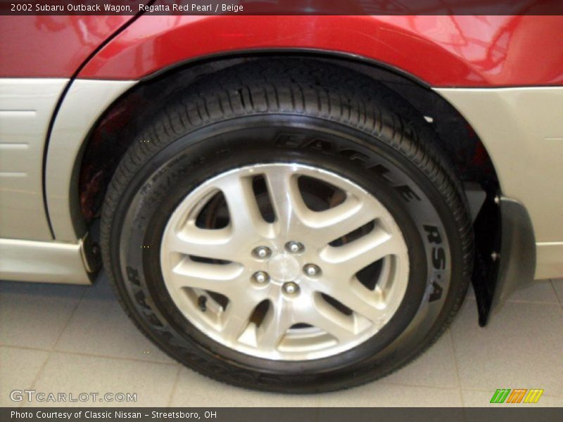 Regatta Red Pearl / Beige 2002 Subaru Outback Wagon