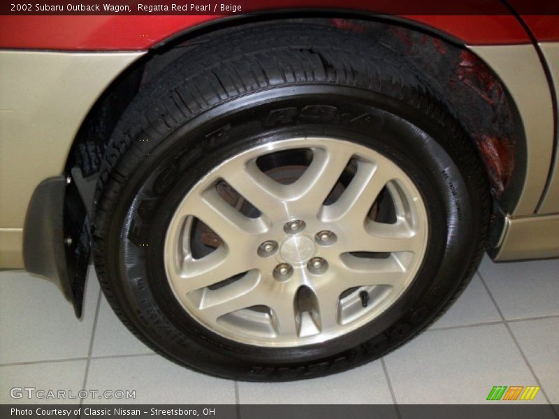 Regatta Red Pearl / Beige 2002 Subaru Outback Wagon