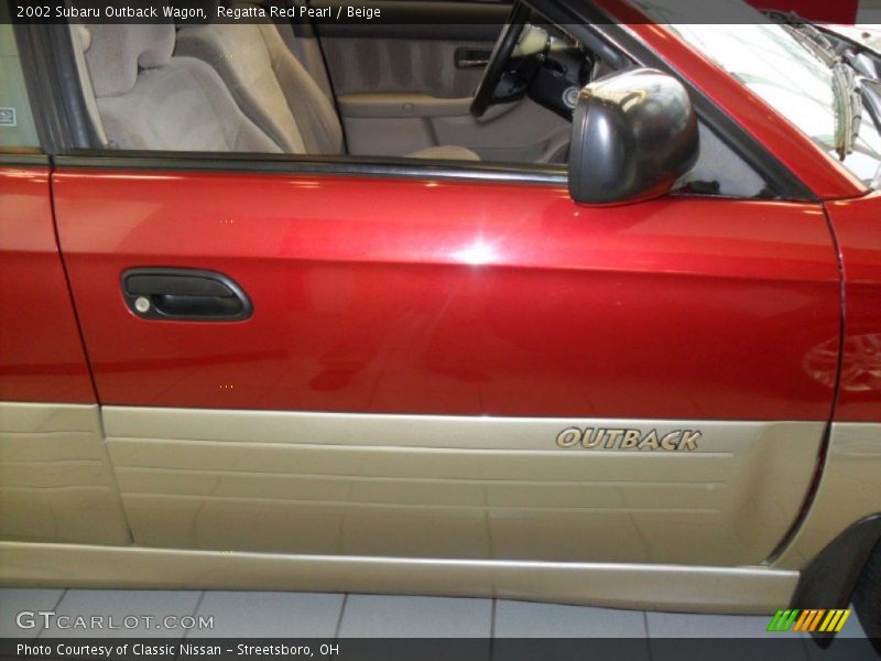 Regatta Red Pearl / Beige 2002 Subaru Outback Wagon