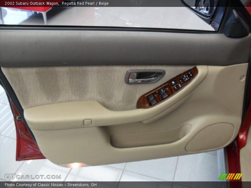 Regatta Red Pearl / Beige 2002 Subaru Outback Wagon