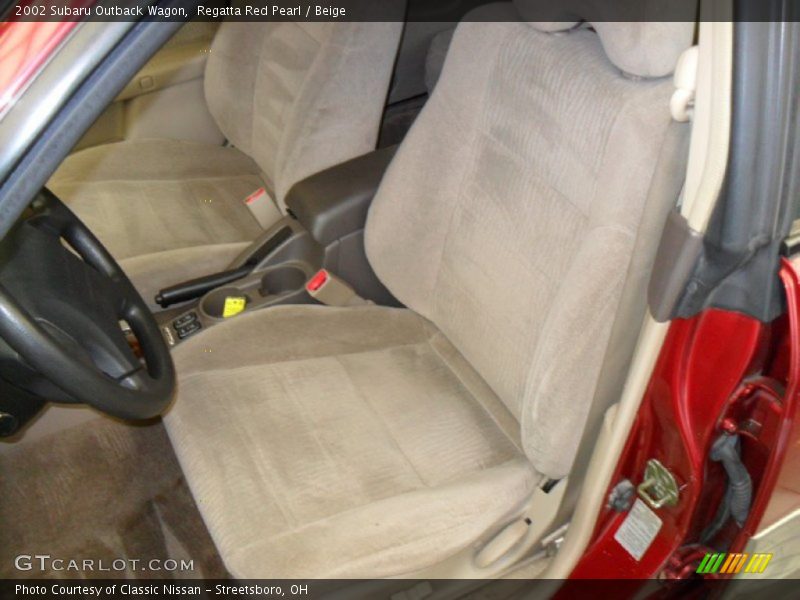 Regatta Red Pearl / Beige 2002 Subaru Outback Wagon