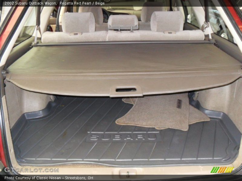 Regatta Red Pearl / Beige 2002 Subaru Outback Wagon