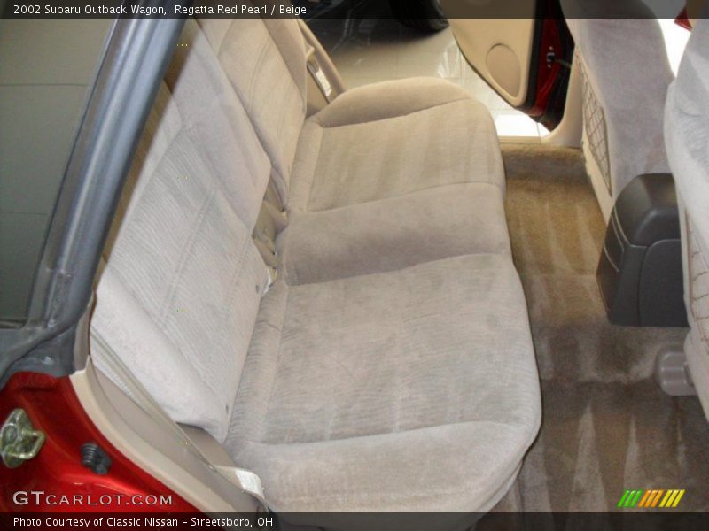 Regatta Red Pearl / Beige 2002 Subaru Outback Wagon