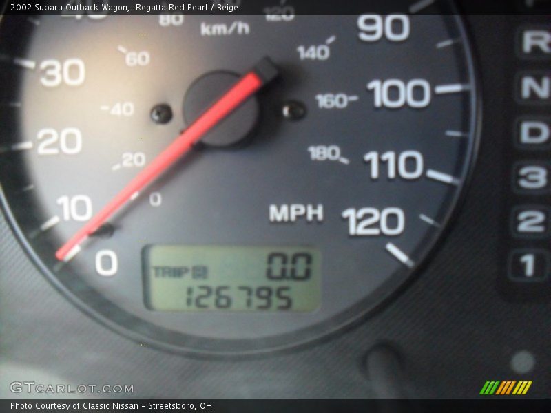 Regatta Red Pearl / Beige 2002 Subaru Outback Wagon