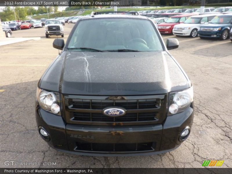 Ebony Black / Charcoal Black 2012 Ford Escape XLT Sport V6 AWD