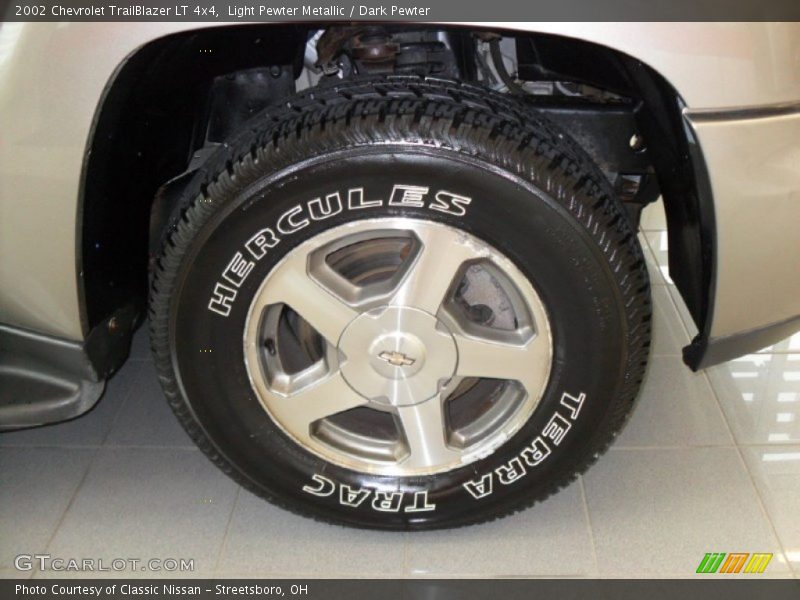 Light Pewter Metallic / Dark Pewter 2002 Chevrolet TrailBlazer LT 4x4