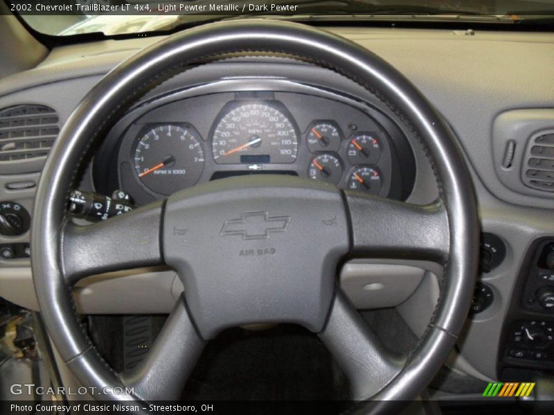 Light Pewter Metallic / Dark Pewter 2002 Chevrolet TrailBlazer LT 4x4