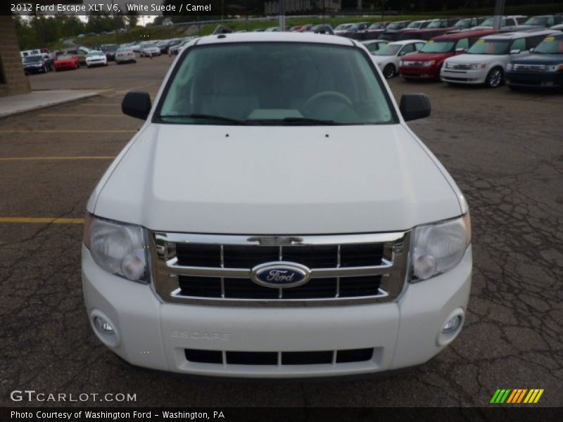 White Suede / Camel 2012 Ford Escape XLT V6