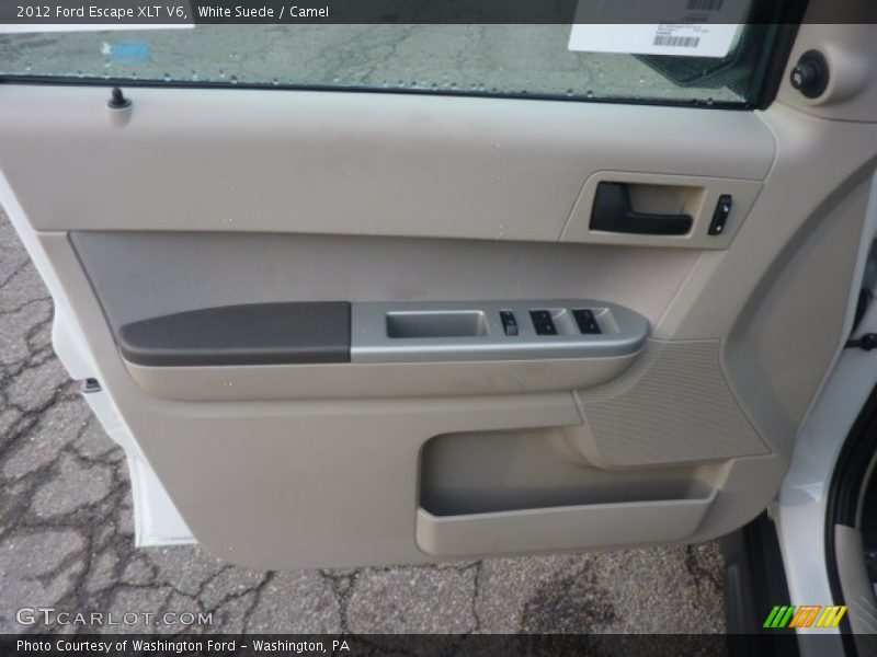 White Suede / Camel 2012 Ford Escape XLT V6
