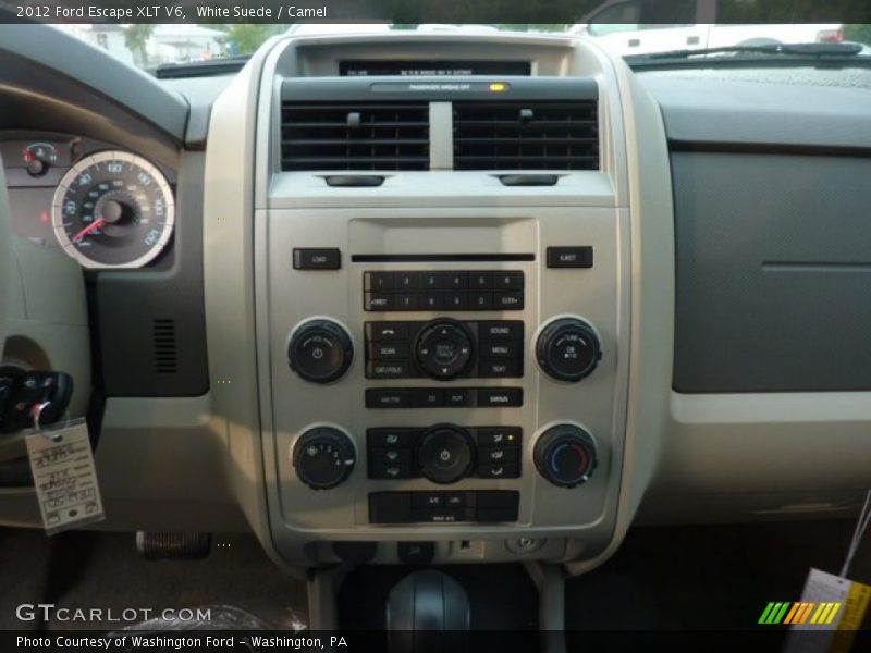 White Suede / Camel 2012 Ford Escape XLT V6