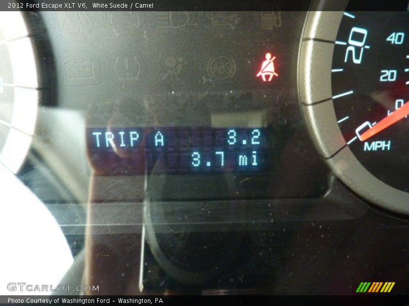 White Suede / Camel 2012 Ford Escape XLT V6