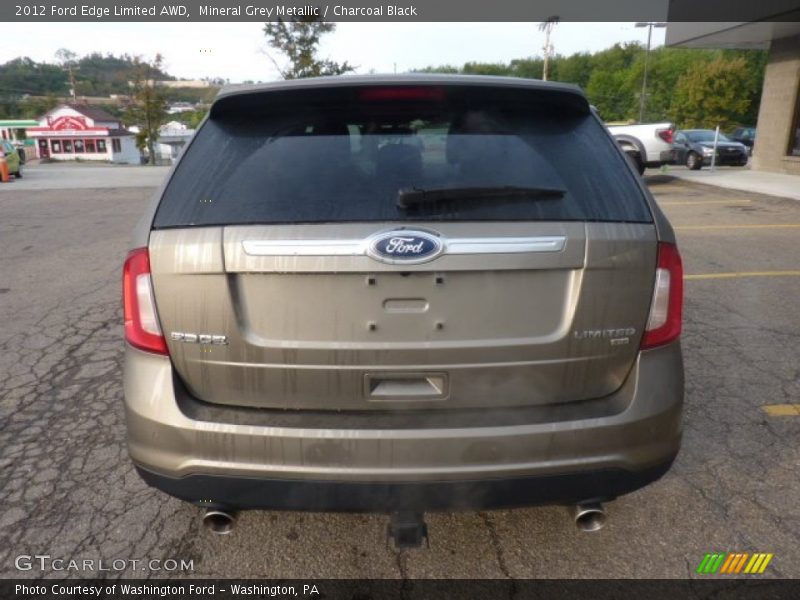 Mineral Grey Metallic / Charcoal Black 2012 Ford Edge Limited AWD