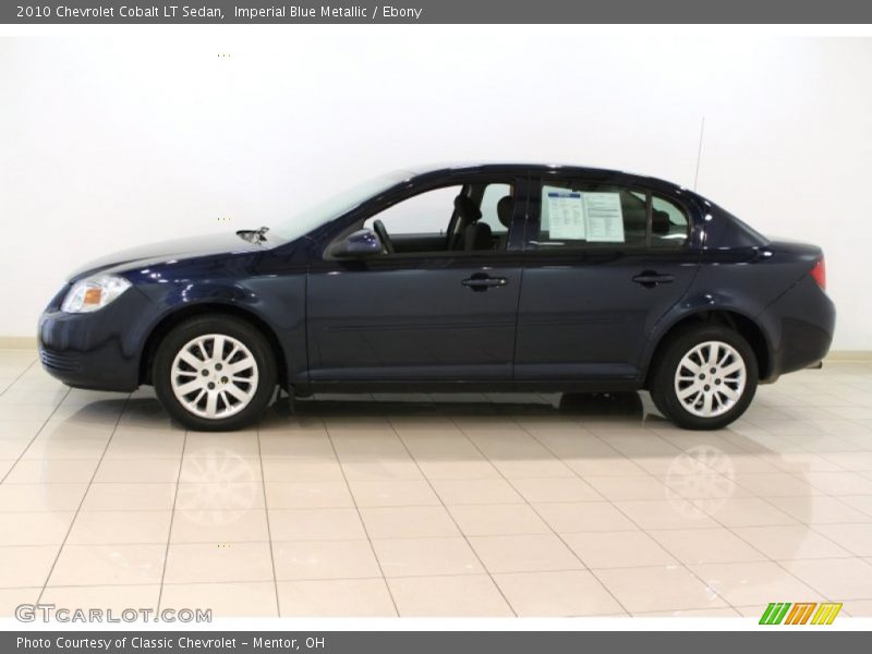 Imperial Blue Metallic / Ebony 2010 Chevrolet Cobalt LT Sedan