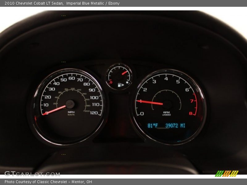 Imperial Blue Metallic / Ebony 2010 Chevrolet Cobalt LT Sedan