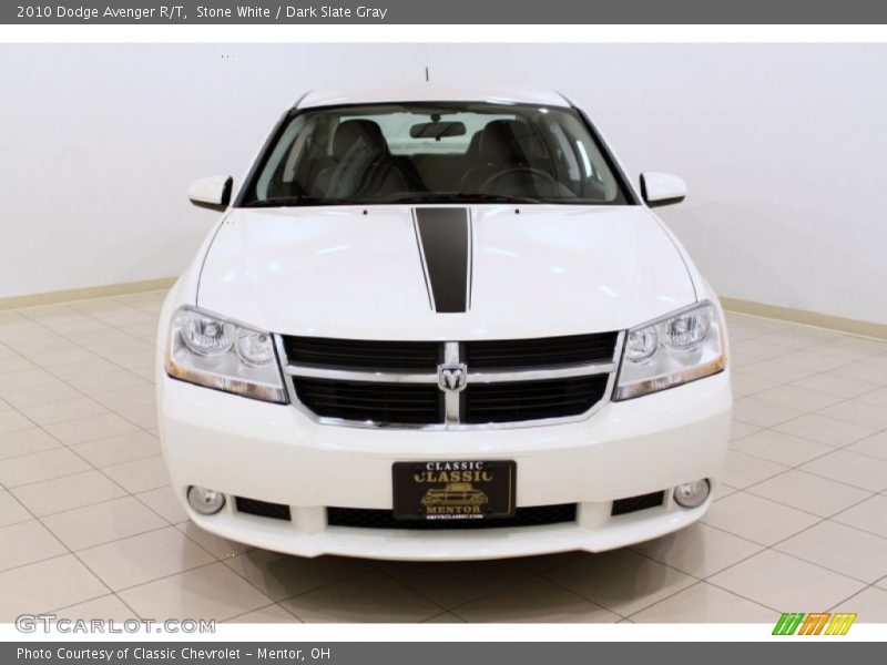 Stone White / Dark Slate Gray 2010 Dodge Avenger R/T