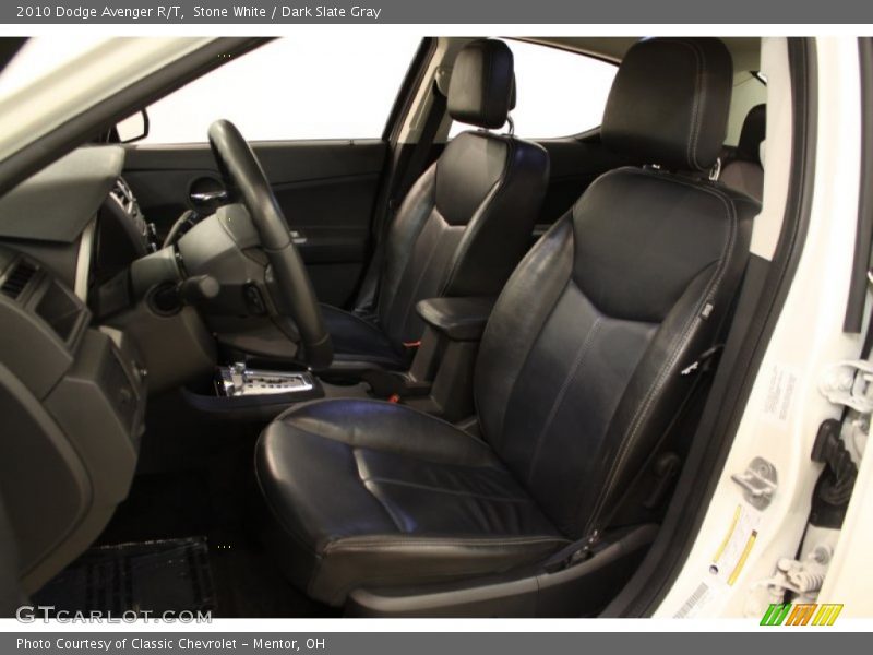 Stone White / Dark Slate Gray 2010 Dodge Avenger R/T