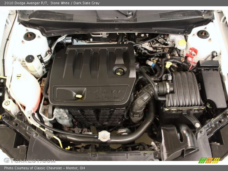 Stone White / Dark Slate Gray 2010 Dodge Avenger R/T