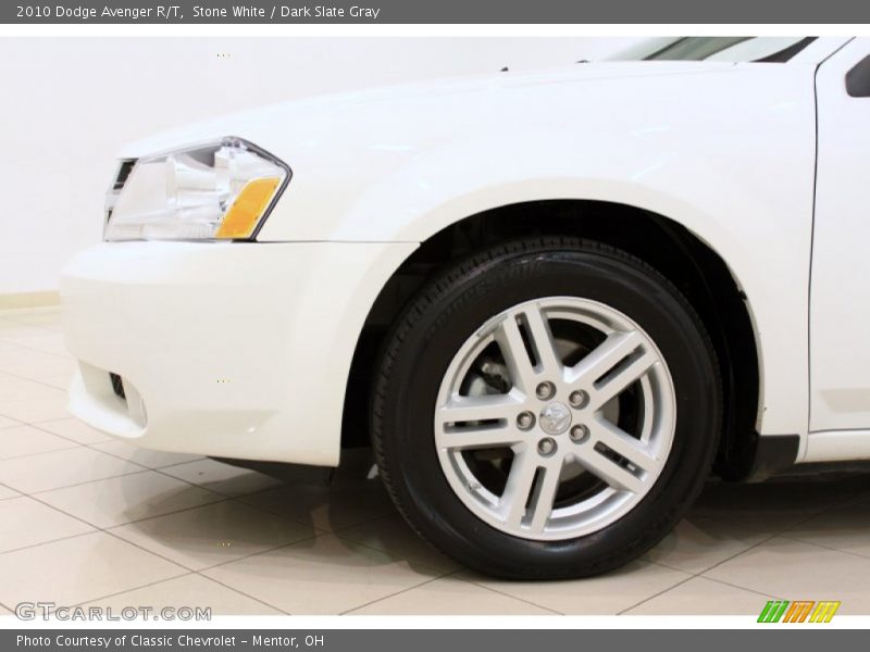 Stone White / Dark Slate Gray 2010 Dodge Avenger R/T