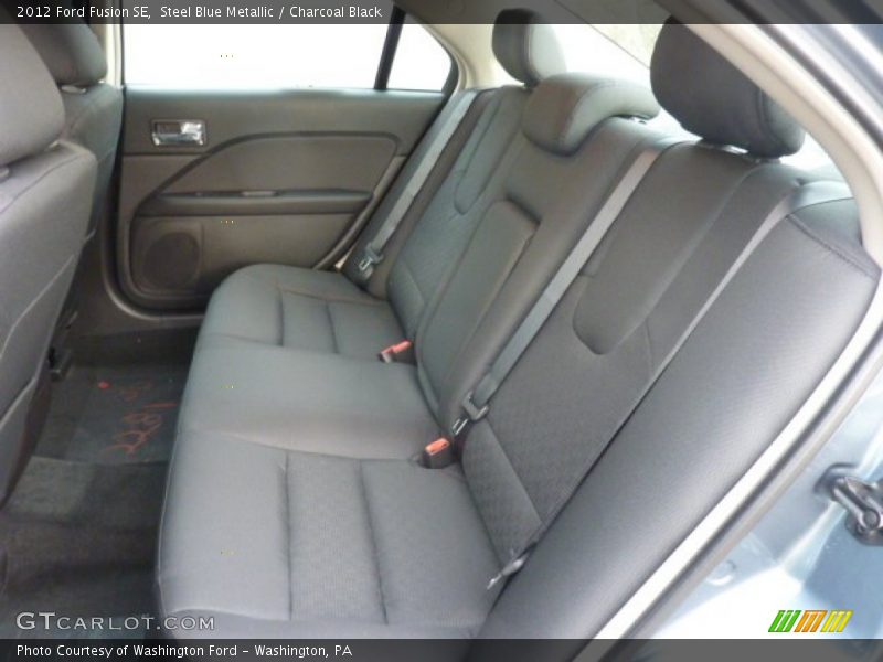 Steel Blue Metallic / Charcoal Black 2012 Ford Fusion SE