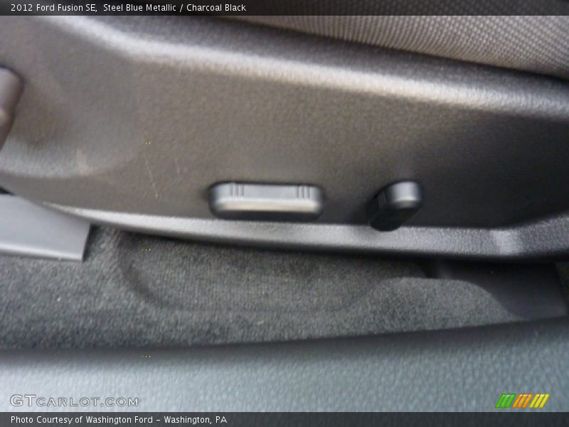 Steel Blue Metallic / Charcoal Black 2012 Ford Fusion SE