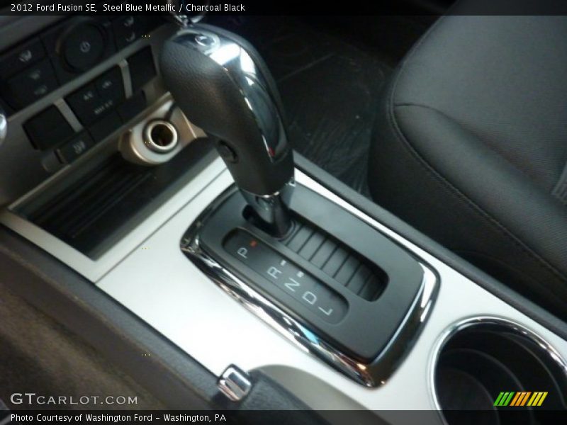 Steel Blue Metallic / Charcoal Black 2012 Ford Fusion SE