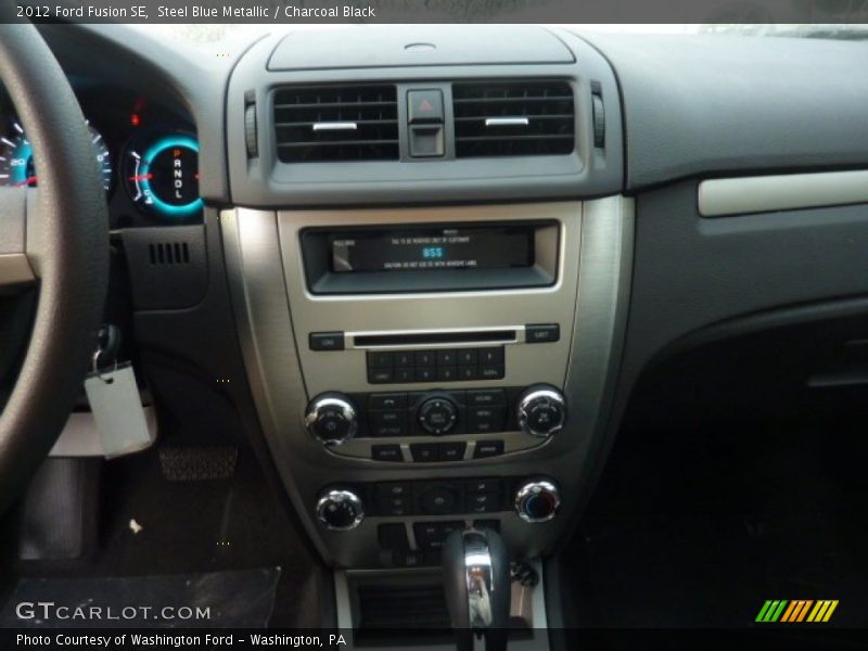 Steel Blue Metallic / Charcoal Black 2012 Ford Fusion SE