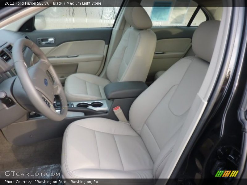  2012 Fusion SEL V6 Medium Light Stone Interior