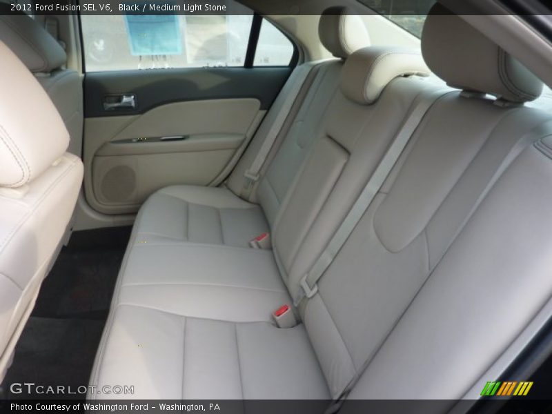  2012 Fusion SEL V6 Medium Light Stone Interior