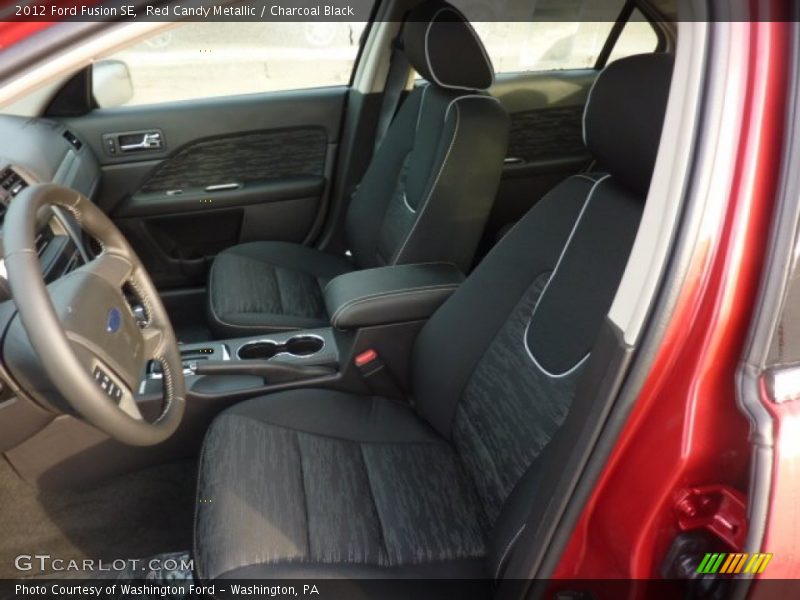 Red Candy Metallic / Charcoal Black 2012 Ford Fusion SE