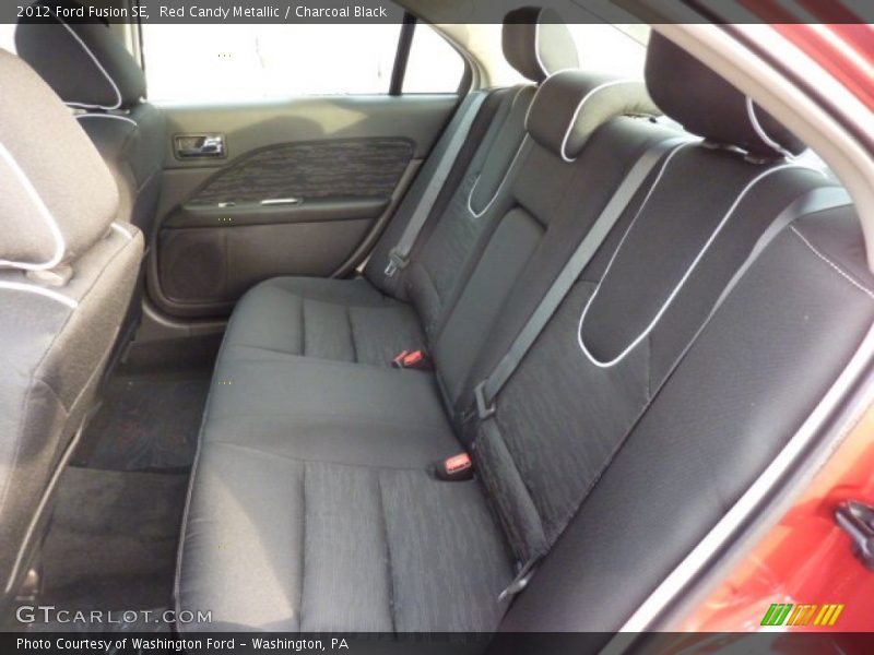 Red Candy Metallic / Charcoal Black 2012 Ford Fusion SE