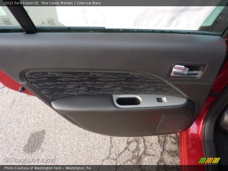 Red Candy Metallic / Charcoal Black 2012 Ford Fusion SE