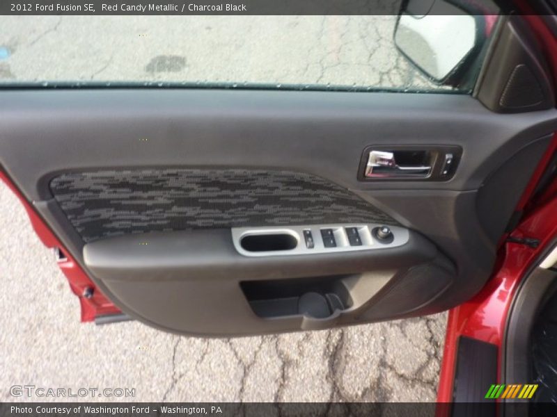 Red Candy Metallic / Charcoal Black 2012 Ford Fusion SE