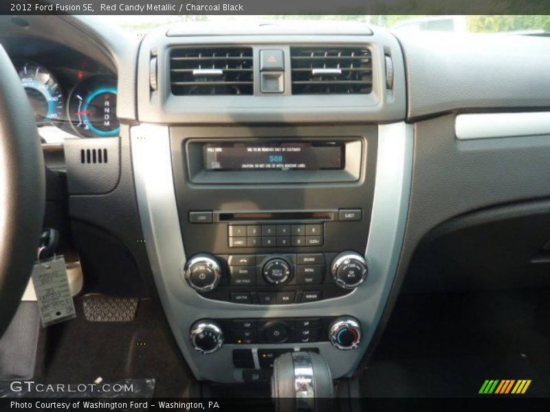 Red Candy Metallic / Charcoal Black 2012 Ford Fusion SE