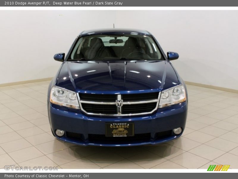 Deep Water Blue Pearl / Dark Slate Gray 2010 Dodge Avenger R/T