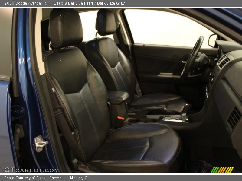 Deep Water Blue Pearl / Dark Slate Gray 2010 Dodge Avenger R/T