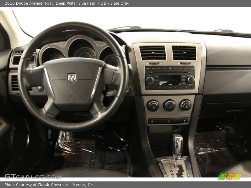 Deep Water Blue Pearl / Dark Slate Gray 2010 Dodge Avenger R/T