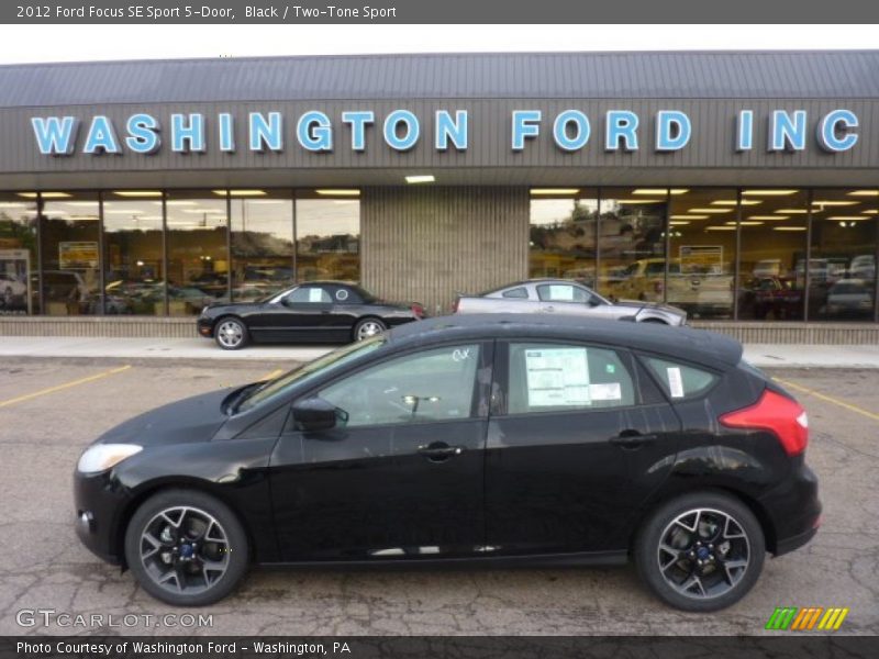 Black / Two-Tone Sport 2012 Ford Focus SE Sport 5-Door